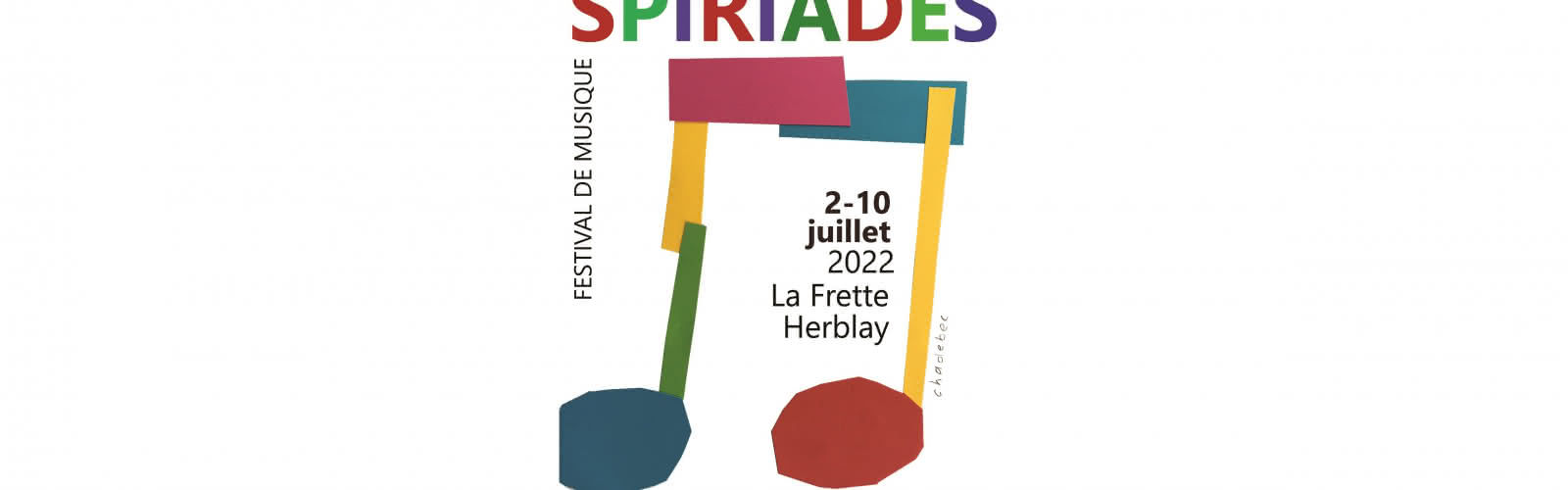 Affiche Festival Les Spiriades 2022